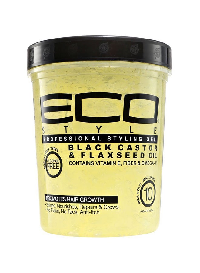 Eco Styler Black Castor Oil Gel- 32Oz
