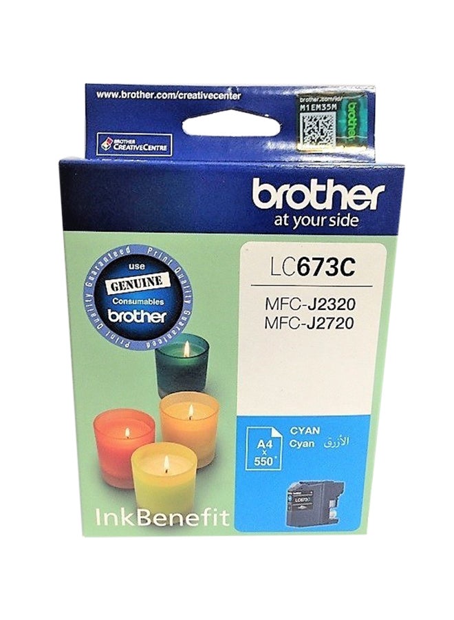brother LC673  Ink Cartridge Cyan - Image 1