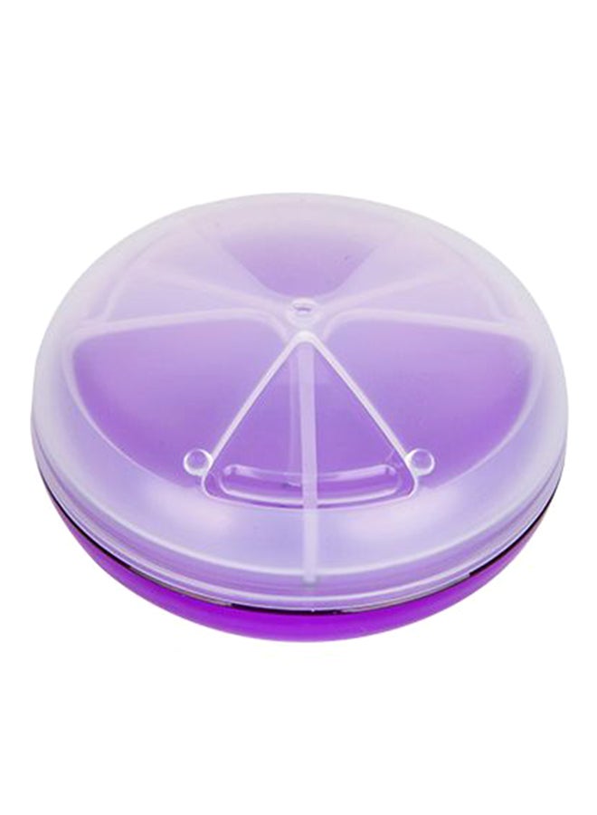 Mini Pill Plastic Storage Box Purple Medium 