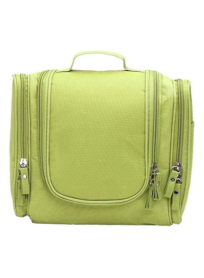 حقيبة مستحضرات تجميل وأغراض شخصية للسفر مقاومة للماء أخضر