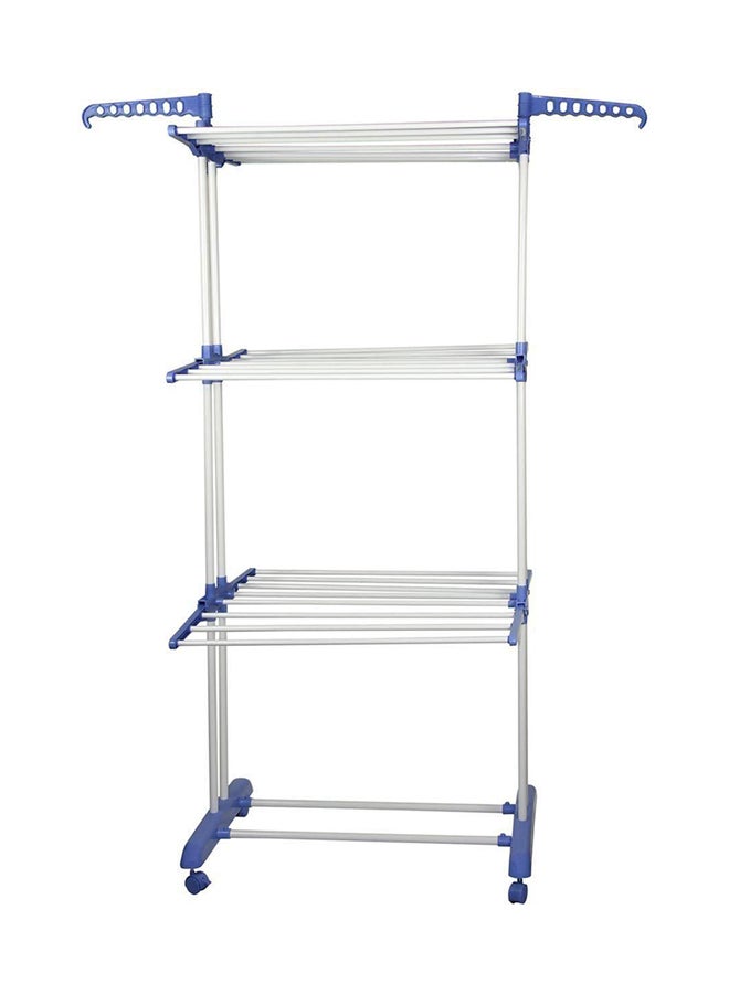 Generic - Clothes Drying Hanger Multi Rack Silver/Blue Medium - Image 1