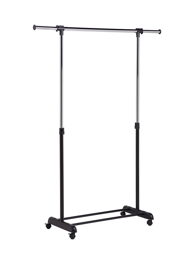 Honey Can Do - Adjustable Garment Rack with Expandable Bar White Medium - Image 1
