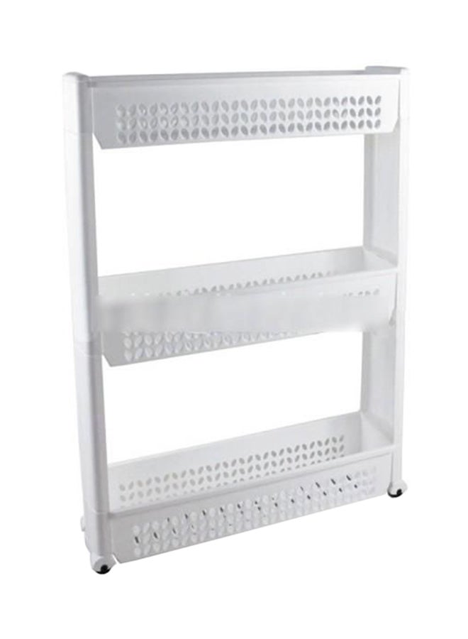 Trolley Rack Holder White Medium 