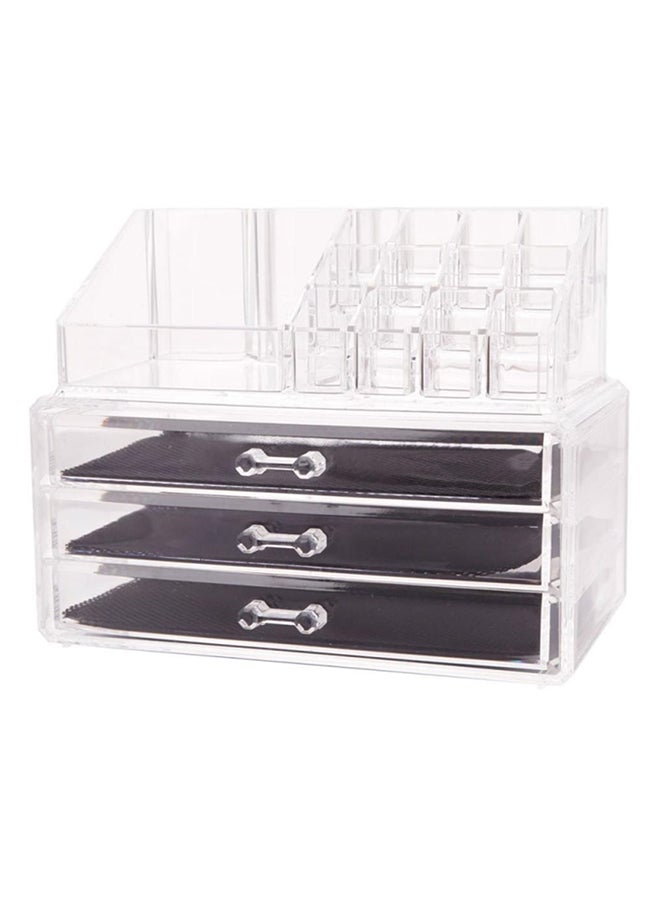Jewelry Organizer Acrylic Storage Box Clear