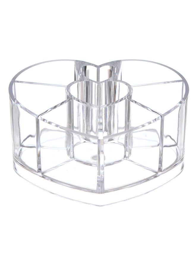 منظم مستحضرات التجميل شفاف