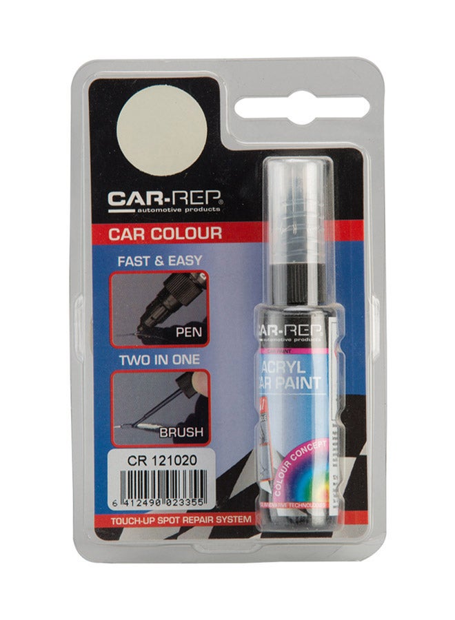 CAR-REP Car Rep Touch Up Pen in White 12ml Model 121020 