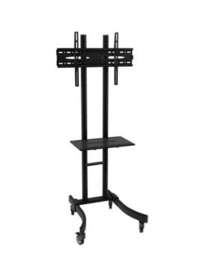 Bluetek Tv stand 32 Inch to 70 inch loading capacity wheels with break Black 