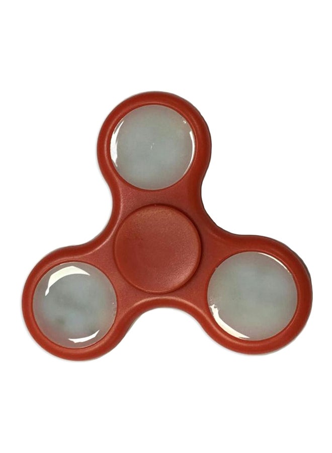 Generic - RED LED LIGHT HAND FIDGET SPINNER TOY EDC TRI SPINNER FIDGET TOY HAND SPINNER - Image 1