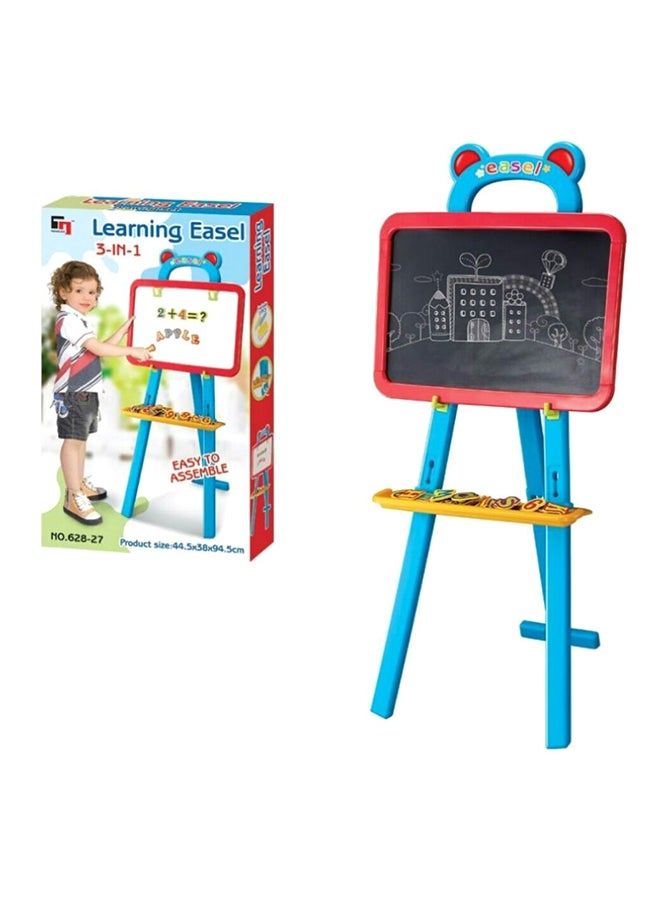Generic Easel 3 in 1 Writing board Multicolour 
