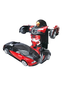 1:14 Scale 2.4Ghz Radio Controlled Rechargeable Transformers Bugatti Veyron Robot Car