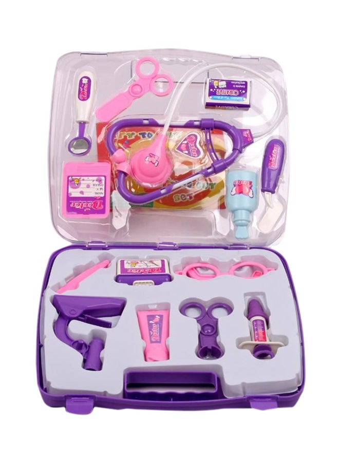 13-Piece Doctor Play Set Role Play Dress Up Kit Fancy Doctors Children Pretend Playset
