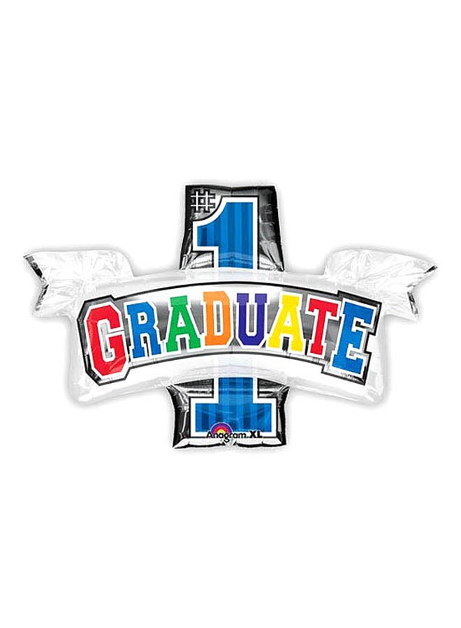 Anagram P35 Number 1 Graduate Foil Balloon 