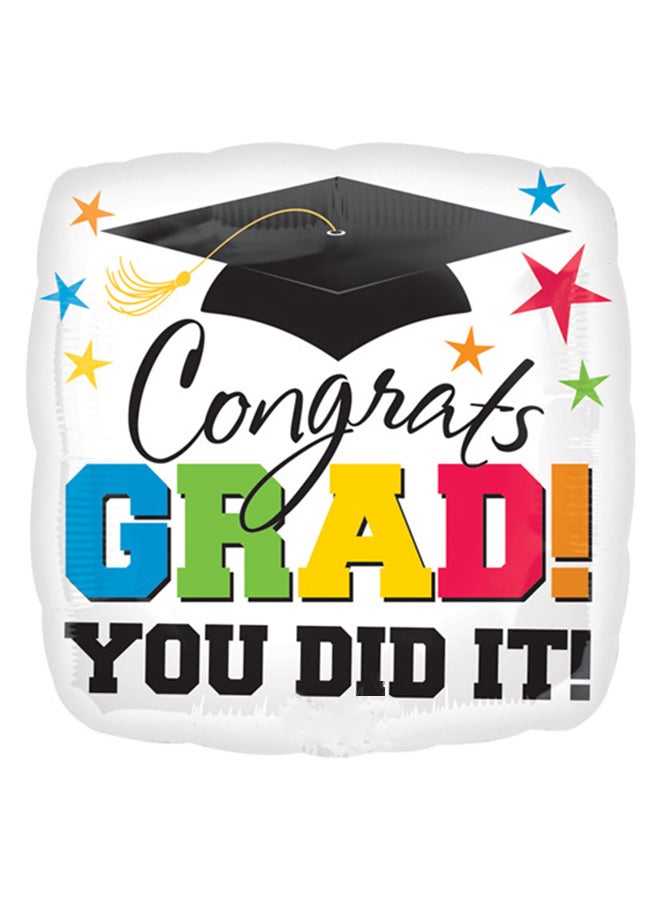 أناجرام بالون بطبعة Congrats Grad You Did It 18بوصة