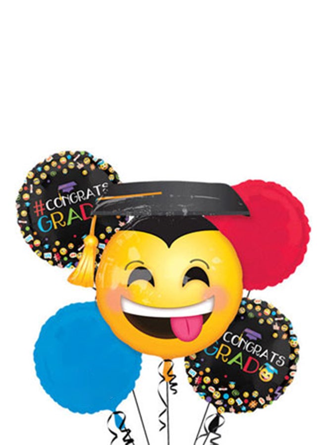 P75 Awesome Grad Balloon Bouquet, 5Pcs