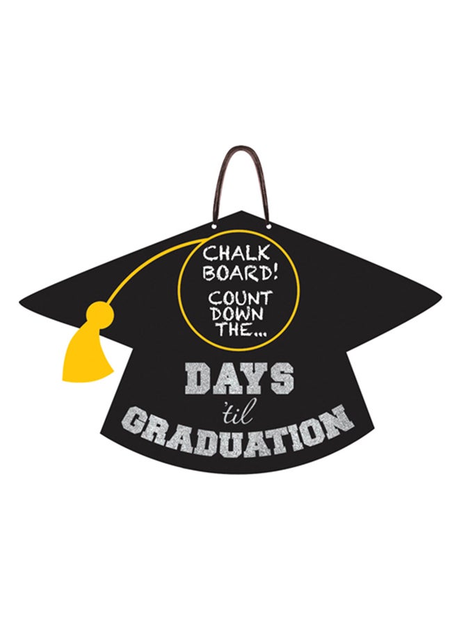 Amscan Grad Congrats Medium Glitter Sign