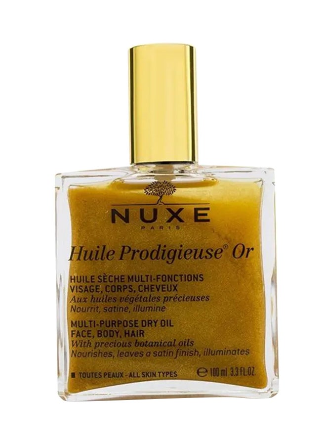 NUXE Huile Prodigieuse Or Multi-Purpose Dry Oil 100ml/3.3oz Gold 100ml  - Image 1