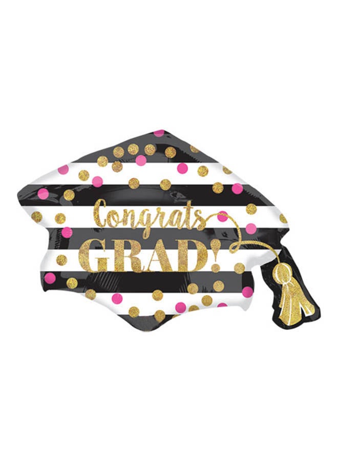 بالون بطبعة عبارة "Congratulations Grad"