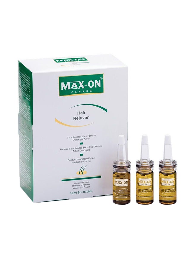 Max-On Hair Rejuven X 15 Vials 10ml