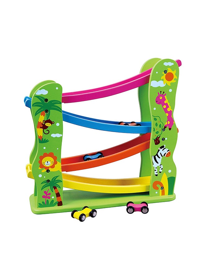 Viga Wooden Jungle Zig Zag Car Slider