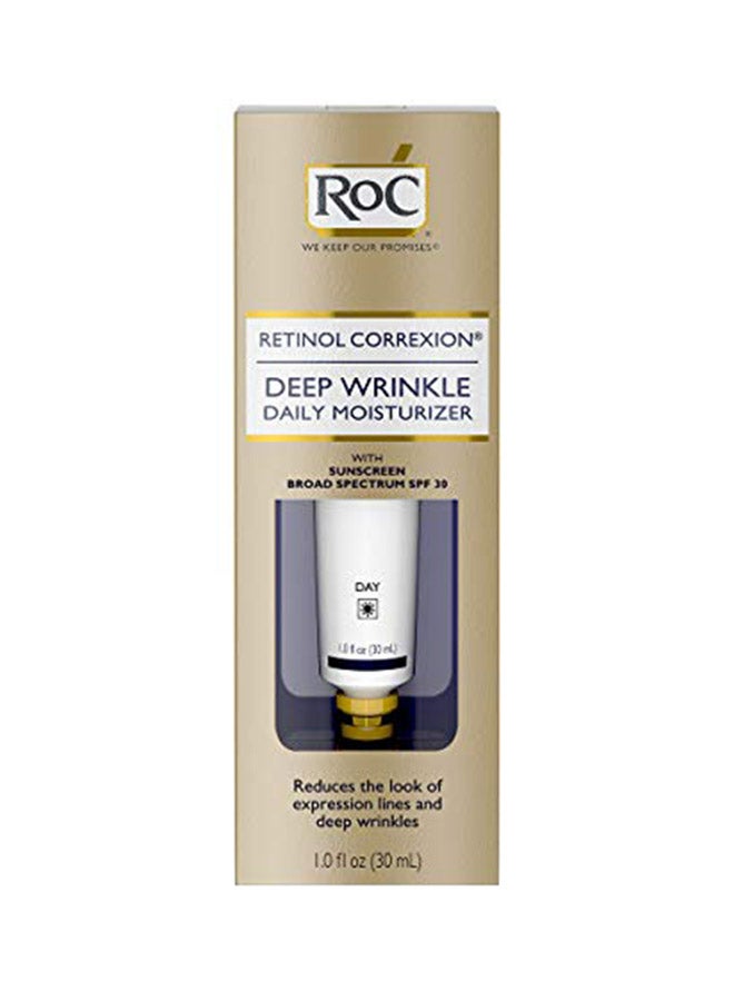 RoC - Retinol Correxion Deep Wrinkle Daily Moisturizer With Sunscreen Broad Spectrum SPF 30 30ml/1oz - Image 1
