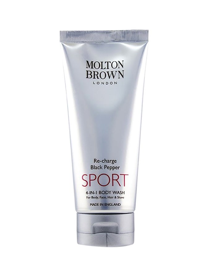 MOLTON BROWN - Re-Charge Black Pepper Sport 4-In-1 Body Wash 200ml/6.6oz - Image 1