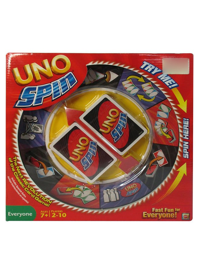 Mattel Games Uno Spin Card Game Multicolour