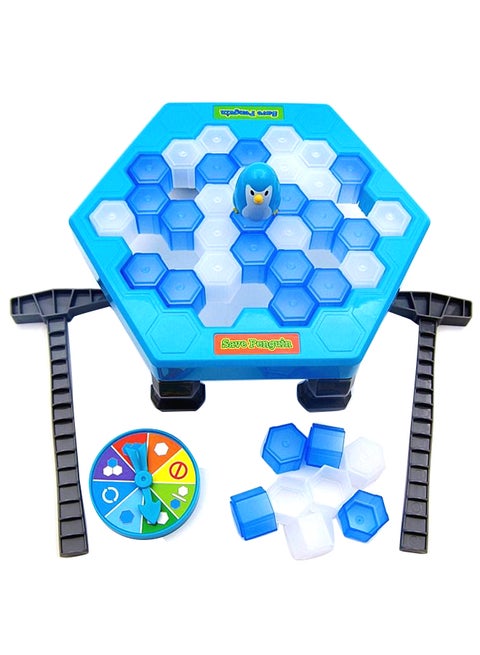 Hit Penguin Ice Blocks Interaction Puzzle