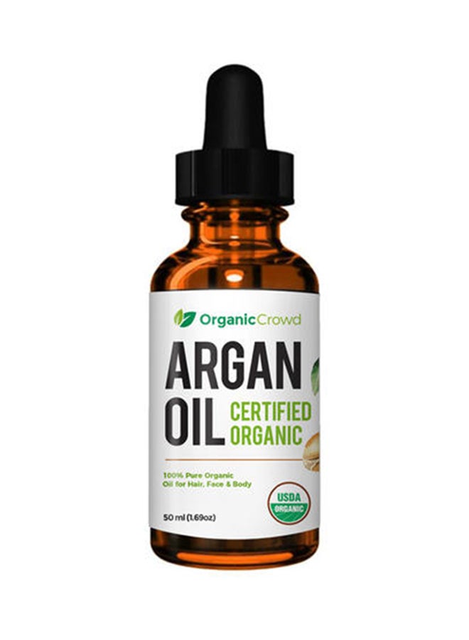 Organic Crowd 100% Pure Organic Argan Oil 50ml - Image 1