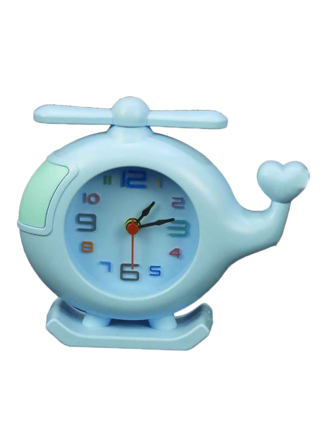 Decorative Analog Clock Blue 10x7centimeter  - Image 1