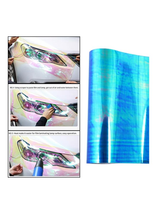 Generic Shiny Chameleon Headlights Protective Film Sticker  - Image 3