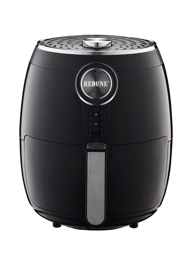 ريبون قلاية هوائية كهربائية بقاعدة للتثبيت على المنضدة بقدرة 1800 وات 5.5 L 1800 W RE-11-013 أسود - Image 1