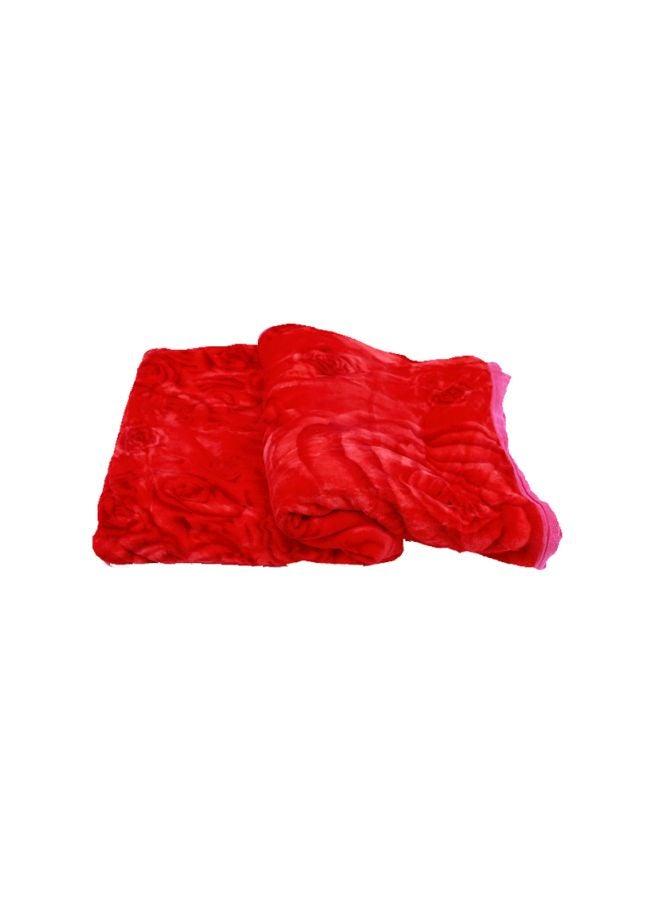 Blanket Fleece Red 230x200cm - v1554104354/N22850322A_1