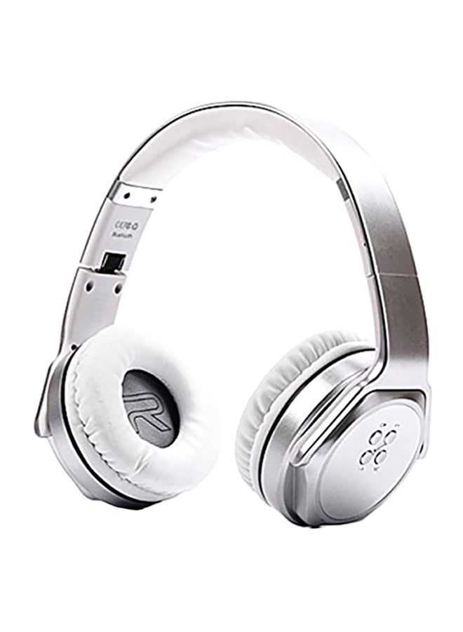 SODO Bluetooth Over-Ear Headphones With Mic Silver/White