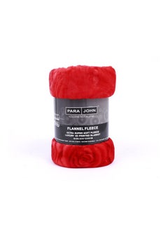 PARAJOHN Blanket Fleece Red 230x200cm  - Image 2