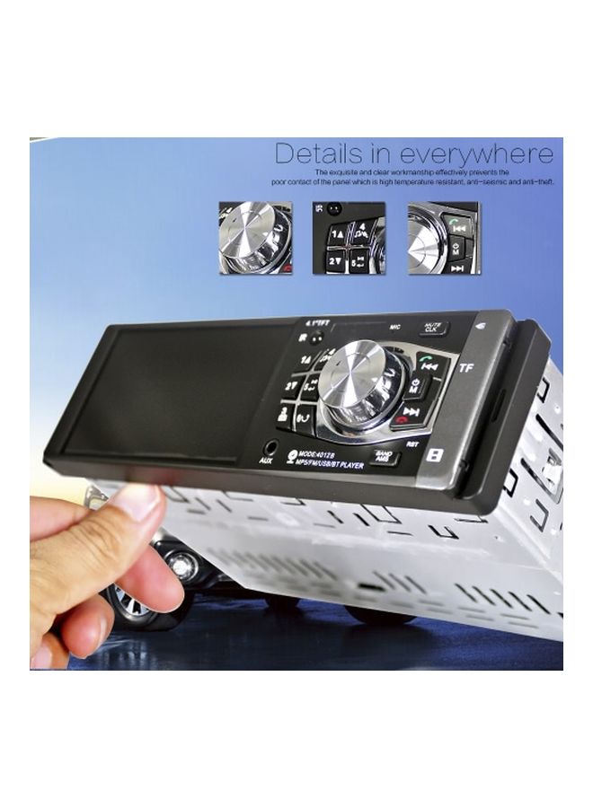 4012B 1 Din Car Stereo Player With Steering Wheel Remote Control