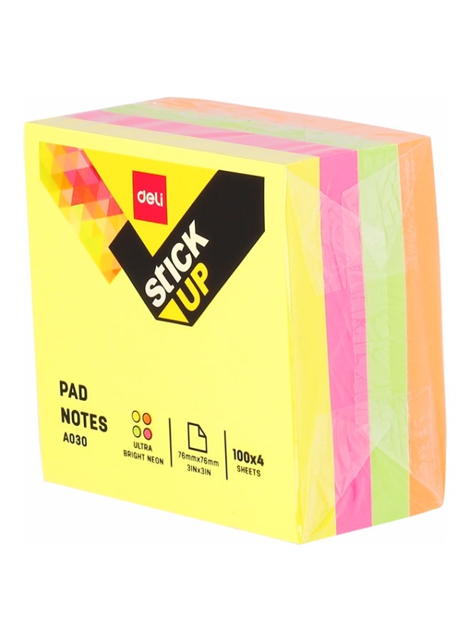 Deli Sticky Notes Yellow/Pink/Orange - Image 2