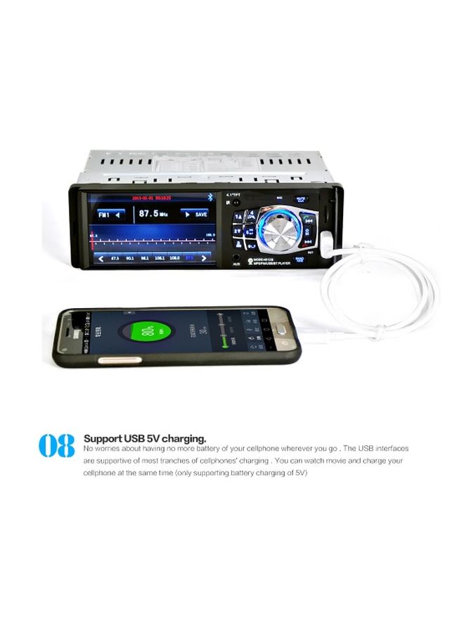 4012B 1 Din Car Stereo Player With Steering Wheel Remote Control