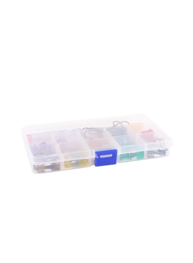 100-Piece Car Fuse Kit With Alligator Clip Multicolour