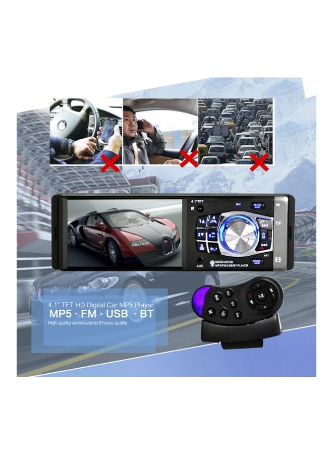 4012B 1 Din Car Stereo Player With Steering Wheel Remote Control