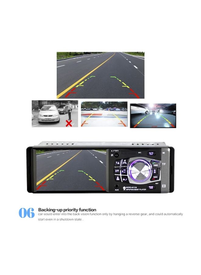 4012B 1 Din Car Stereo Player With Steering Wheel Remote Control