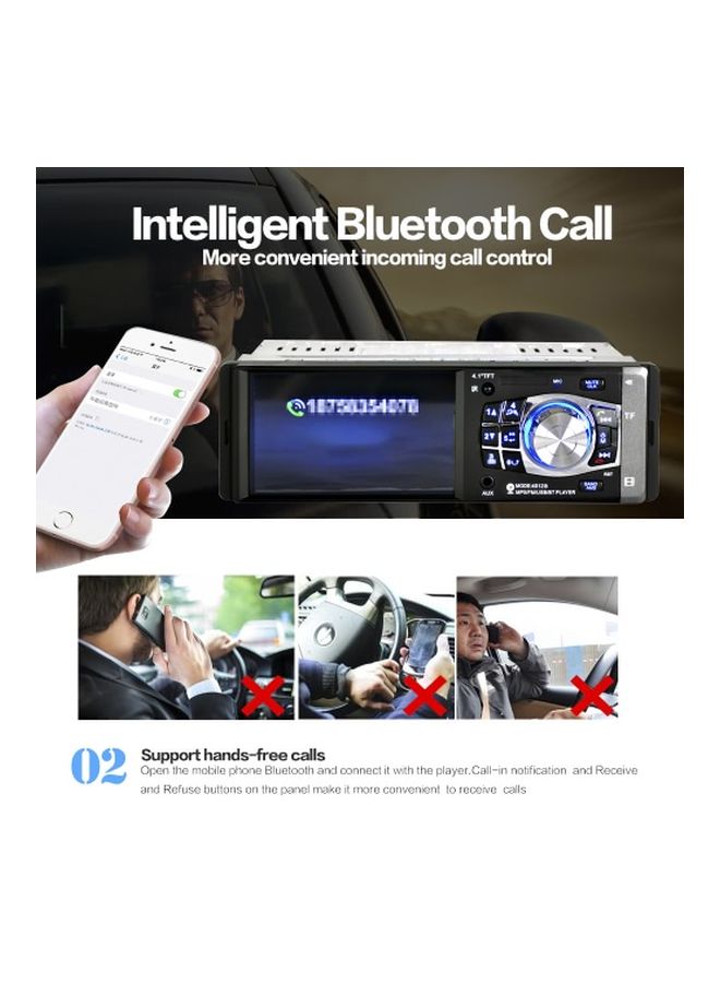 4012B 1 Din Car Stereo Player With Steering Wheel Remote Control