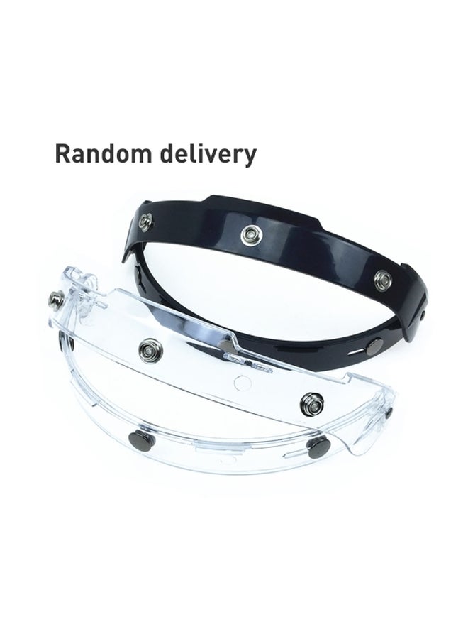 Generic 3-Snap Bubble Wind Shield Visor Helmet  - Image 4