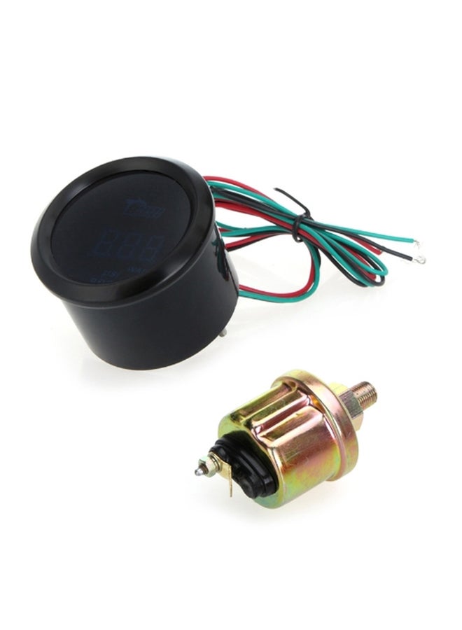 Oil Pressure Meter Gauge With Sensor