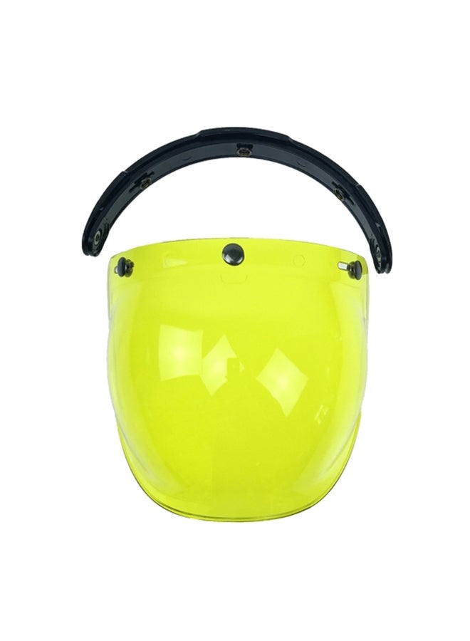 Generic 3-Snap Bubble Wind Shield Visor Helmet  - Image 1