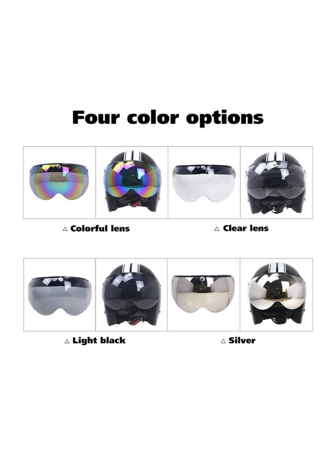 Generic 3-Snap Helmet Visor  - Image 5