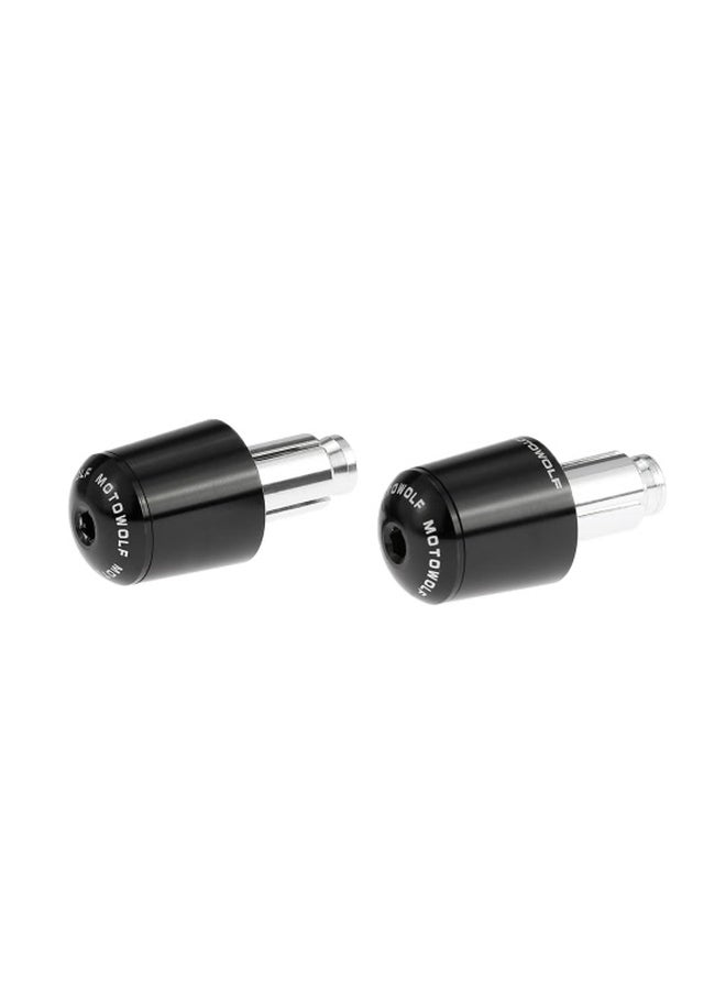 Generic 2-Piece Universal Motorbike Handlebar End Plug  - Image 3