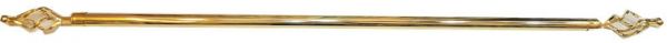Adjustable Curtain Rod Gold 2x4cm - Image 3