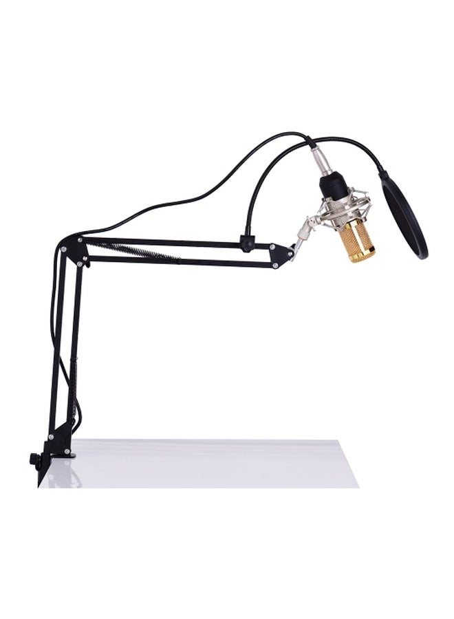 مجموعة ميكروفون مكثف للتسجيل في الأستوديو I2694G أسود/فضي/ذهبي - Image 3