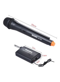 WEISRE Wireless Unidirectional Dynamic Microphone I2620 Black/Orange  - Image 5