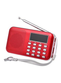 Generic Portable MP3 Audio Player With Display Y-896 Red  - Image 3